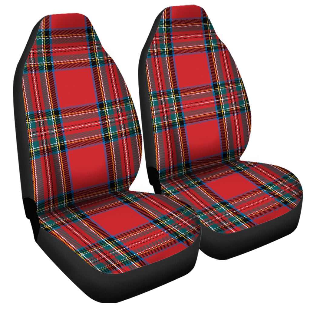 Stewart Tartan Scottish Pattern Print Universal Fit Car Seat Covers