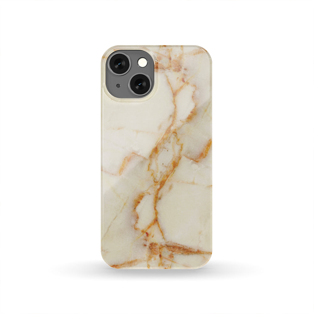 Sugar Brown Marble Print Phone Case