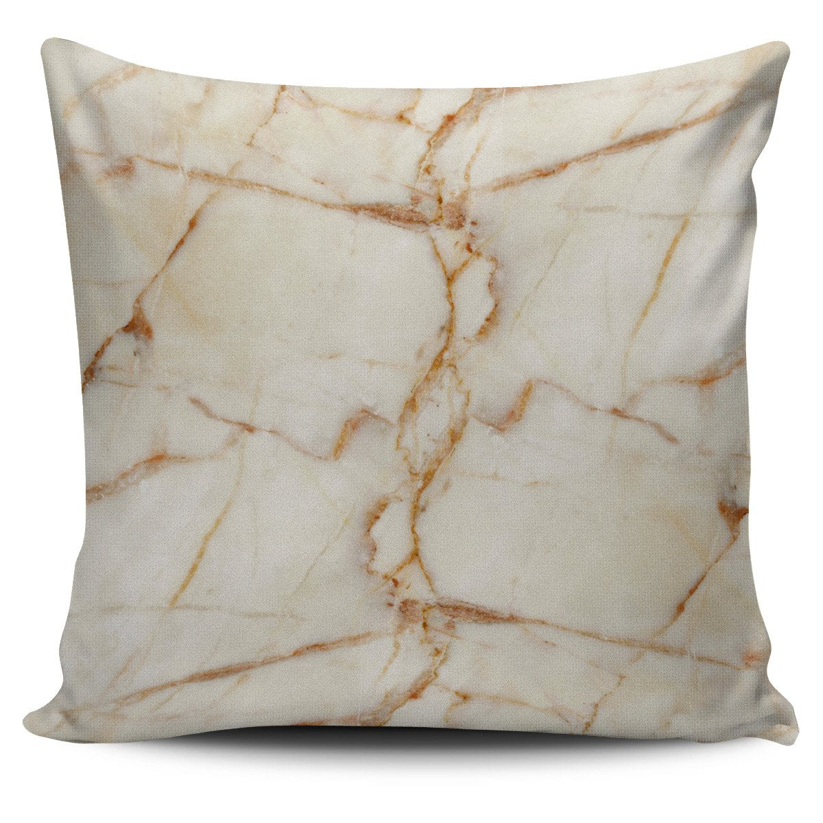 Sugar Brown Marble Print Pillow Cover