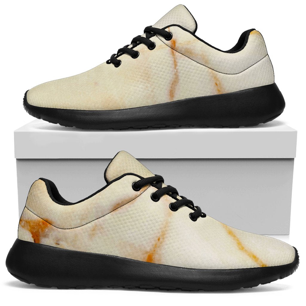 Sugar Brown Marble Print Sport Sneakers