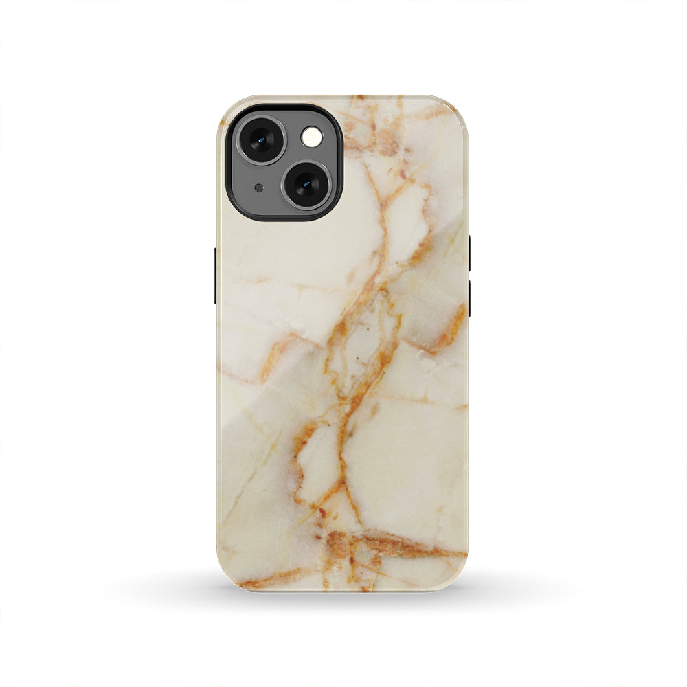 Sugar Brown Marble Print Tough Phone Case