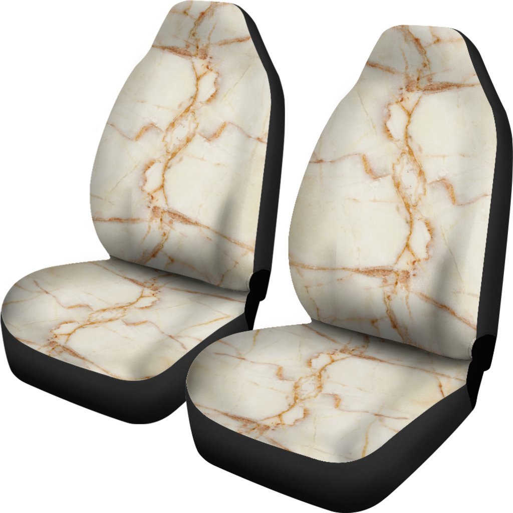 Sugar Brown Marble Print Universal Fit Car Seat Covers