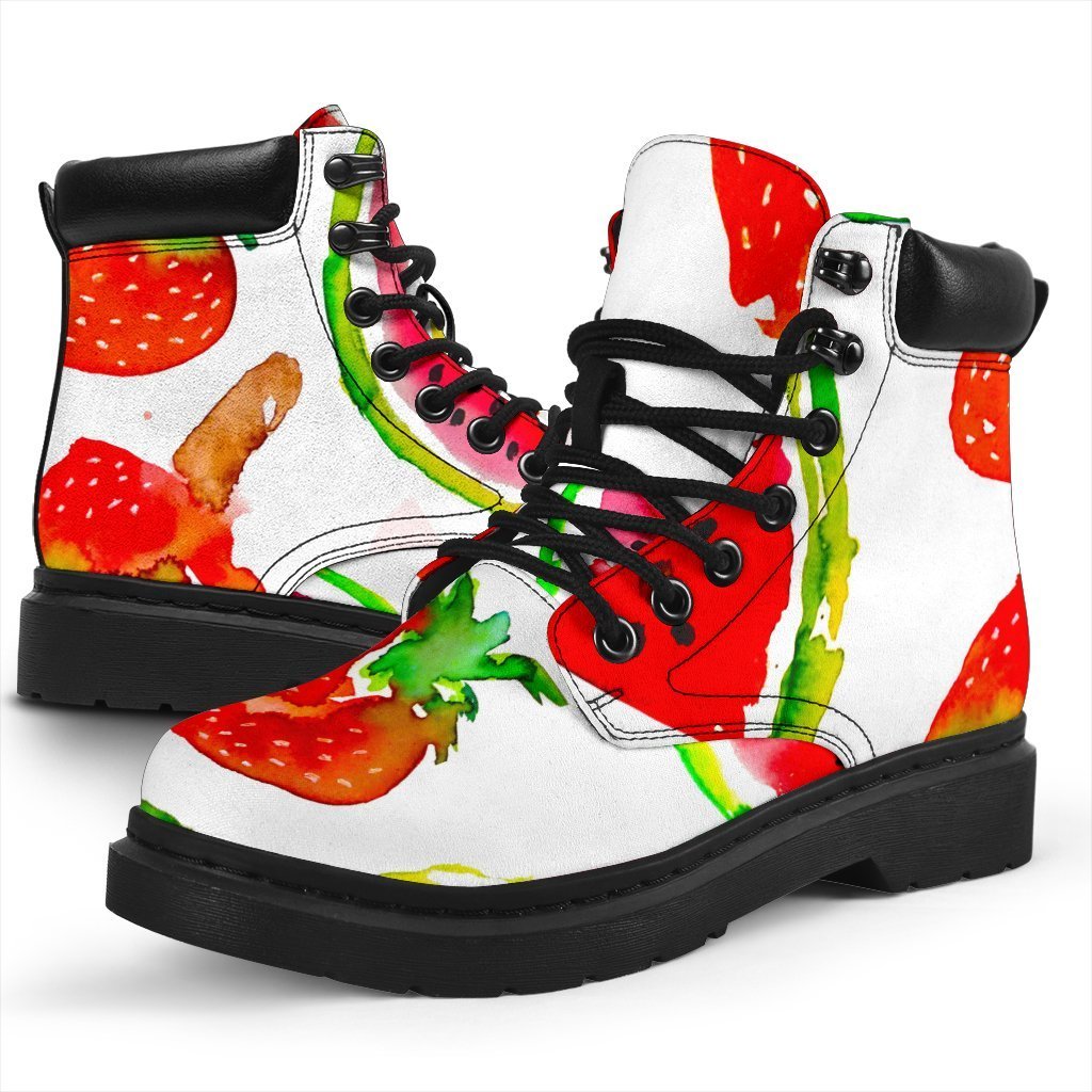 Summer Fruits Watermelon Pattern Print Classic Boots