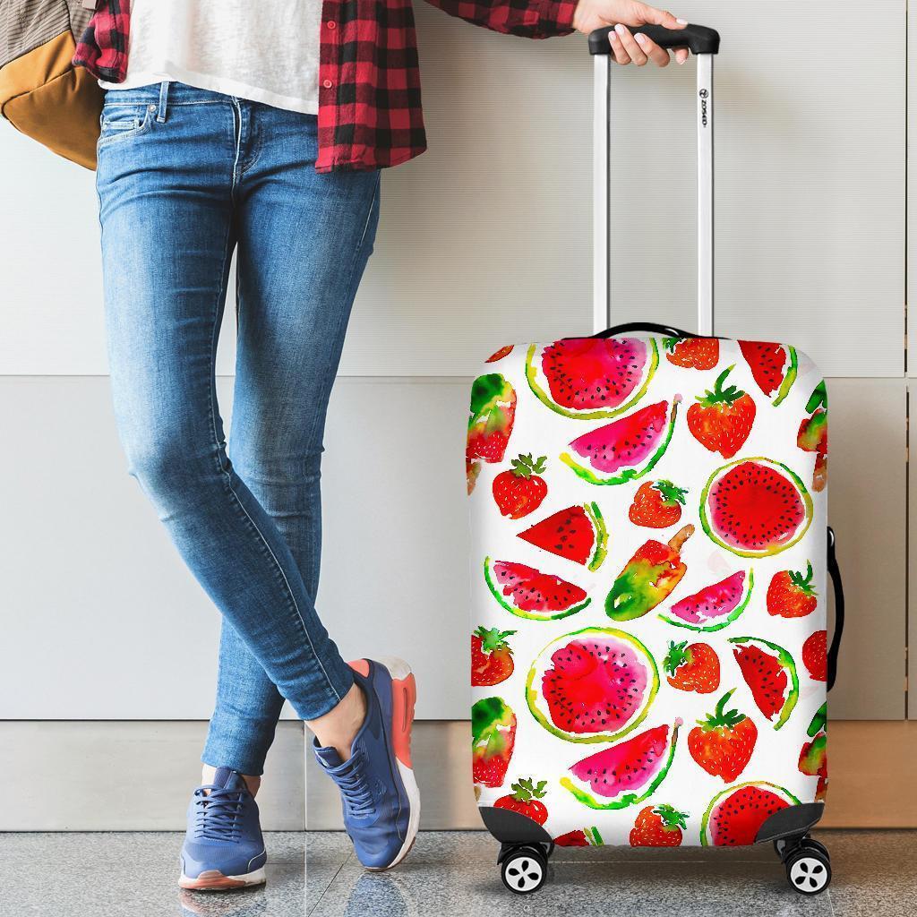 Summer Fruits Watermelon Pattern Print Luggage Cover