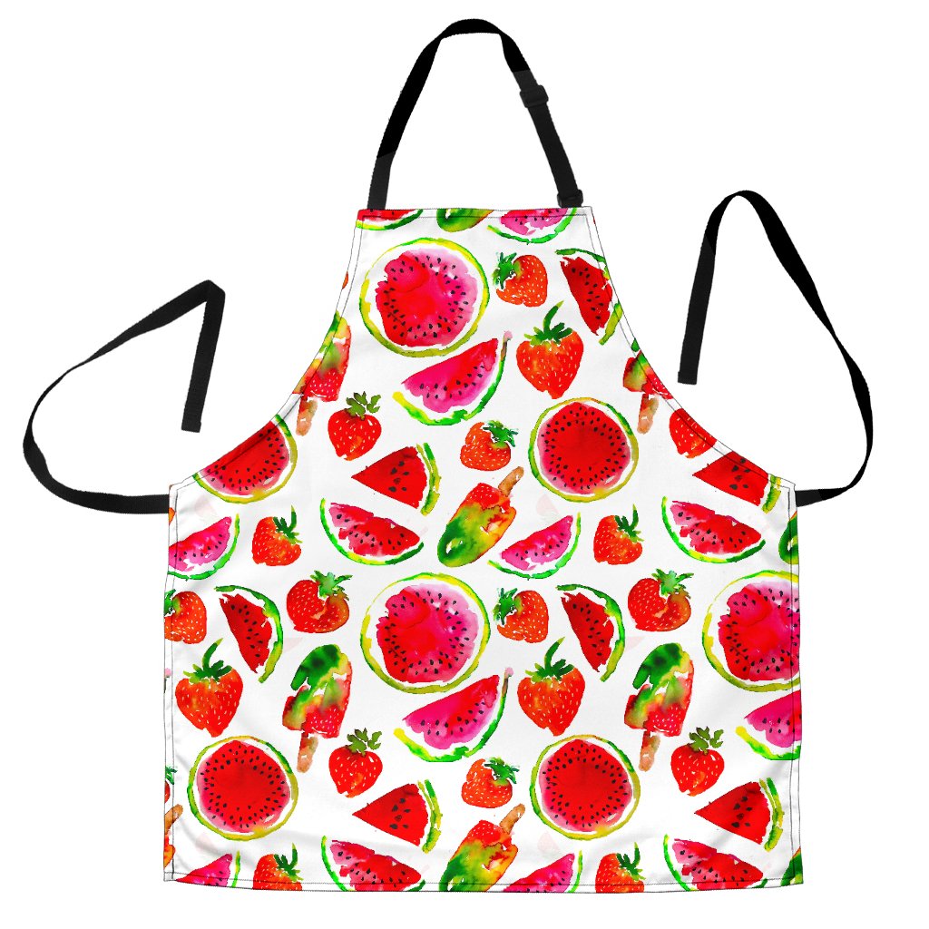 Summer Fruits Watermelon Pattern Print Men's Apron