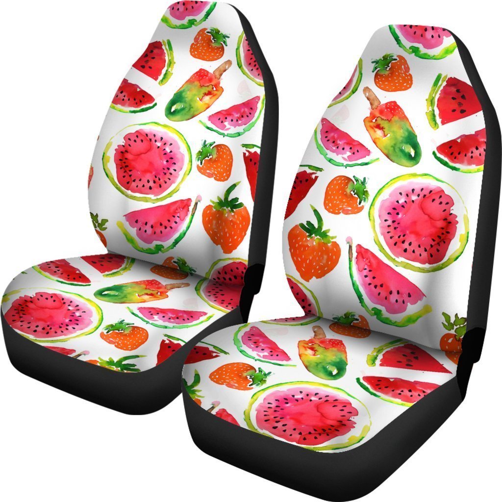 Summer Fruits Watermelon Pattern Print Universal Fit Car Seat Covers