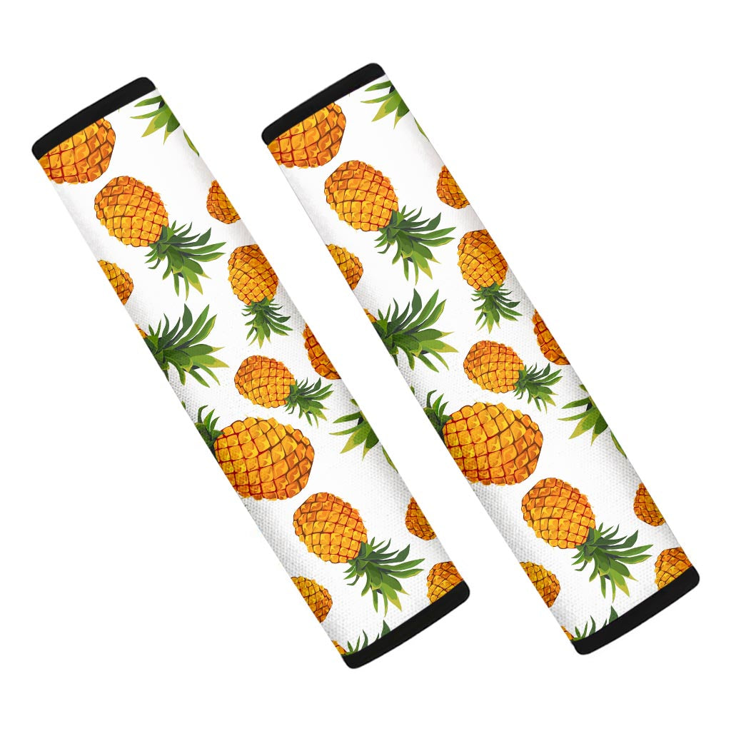 Summer Pineapple Pattern Print Car Seat Belt Covers