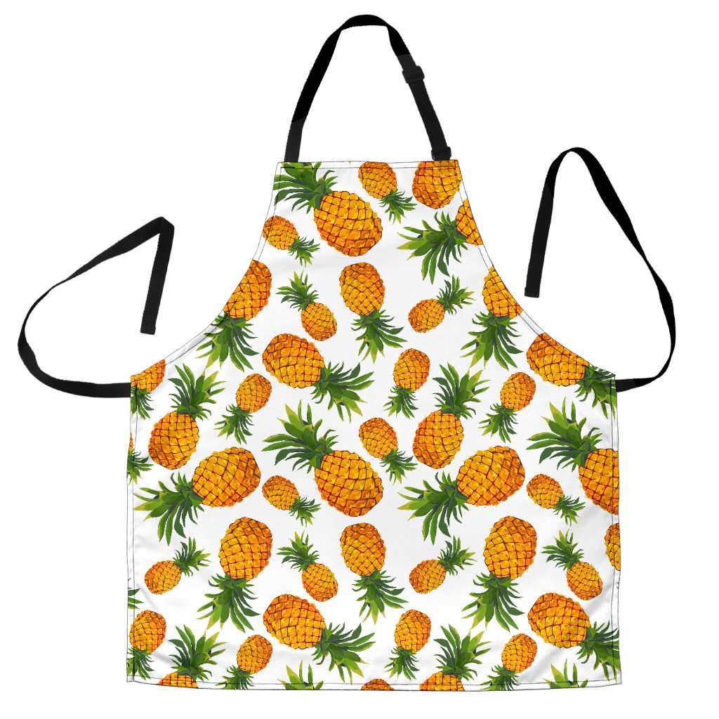 Summer Pineapple Pattern Print Men's Apron