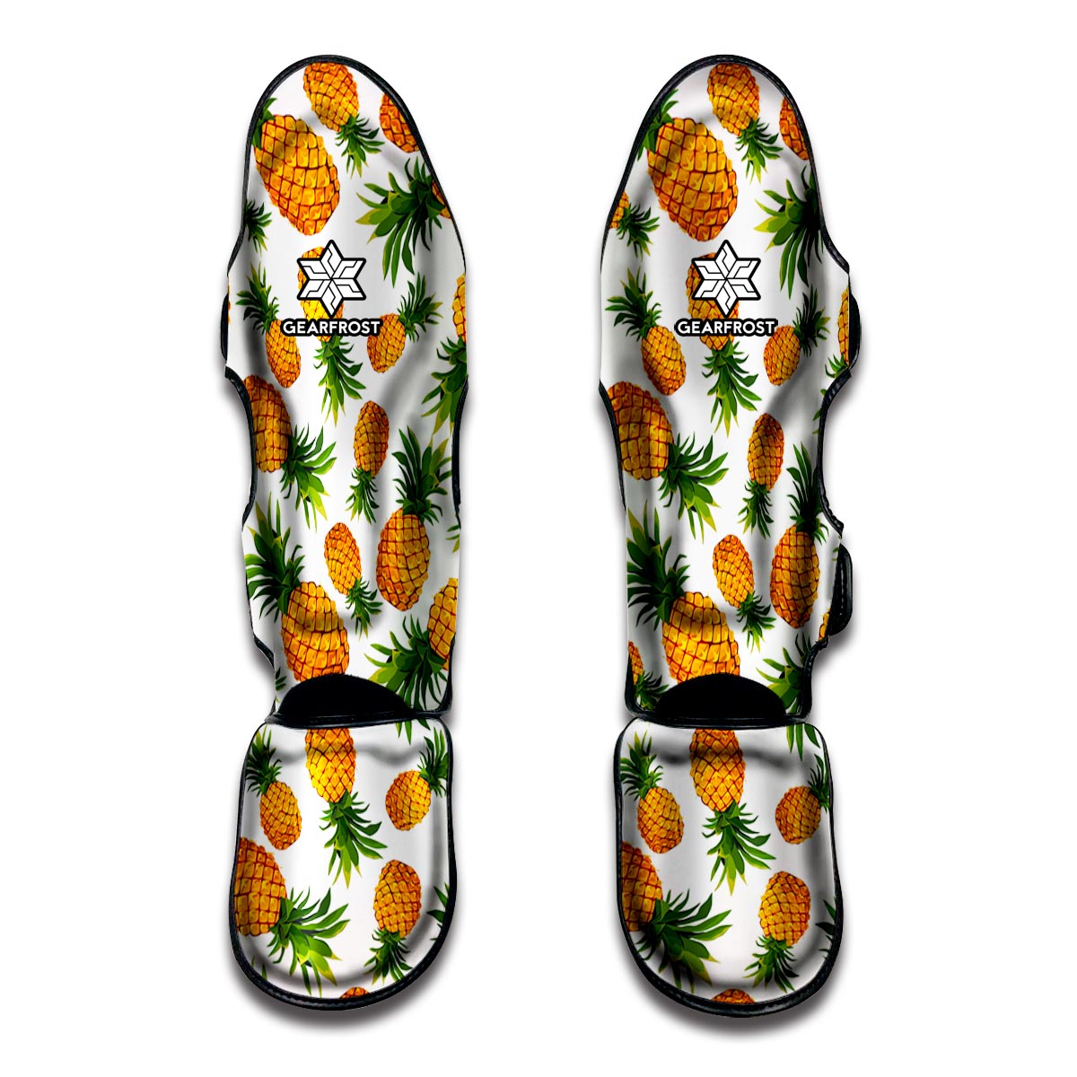 Summer Pineapple Pattern Print Muay Thai Shin Guards