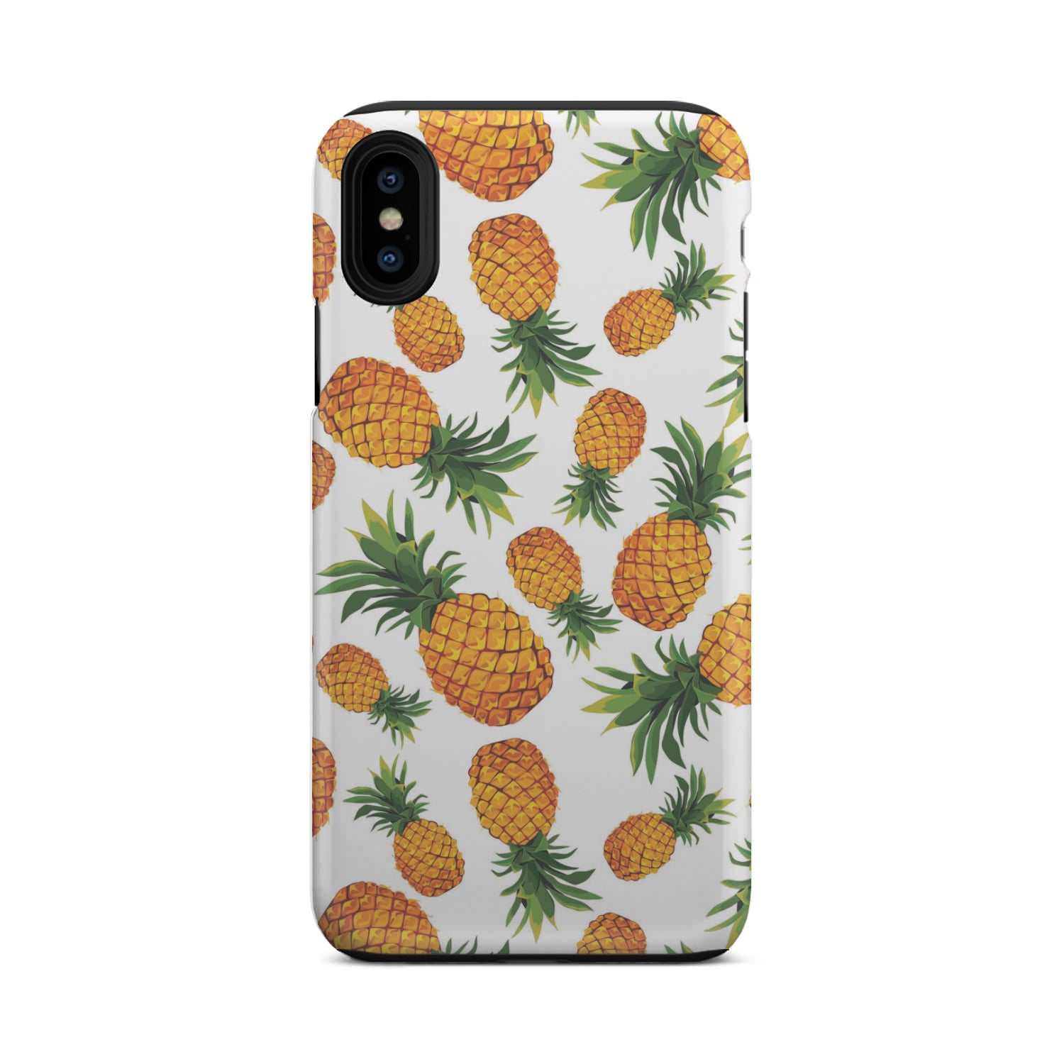 Summer Pineapple Pattern Print Tough Phone Case