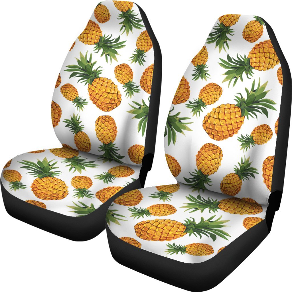 Summer Pineapple Pattern Print Universal Fit Car Seat Covers