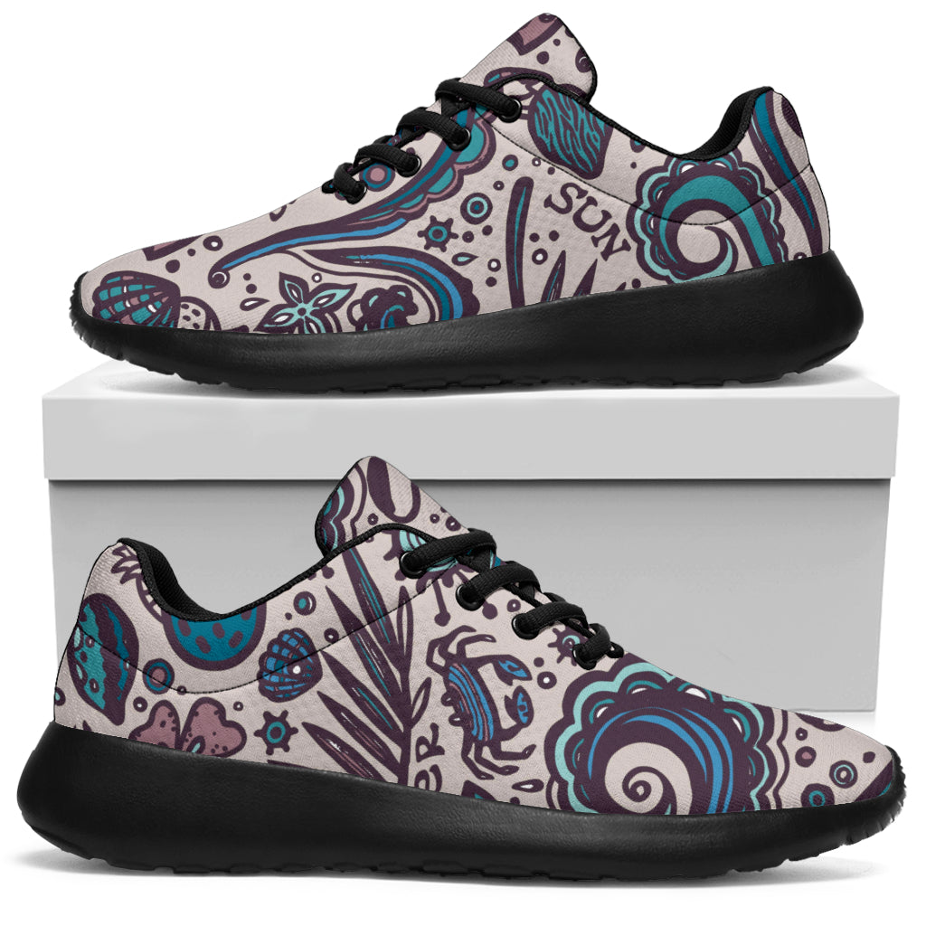 Summer Surfing Pattern Print Sport Sneakers