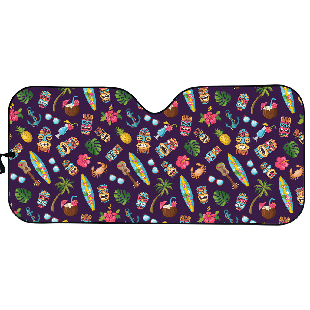 Summer Totem Pattern Print Car Sun Shade