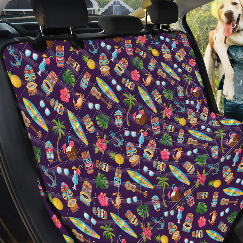 Summer Totem Pattern Print Pet Car Back Seat Cover