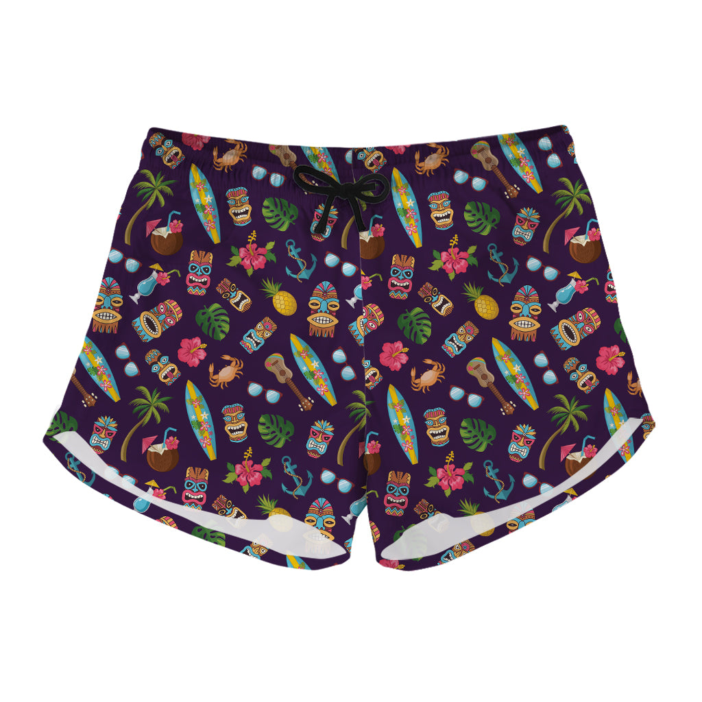 Summer Totem Pattern Print Women's Shorts