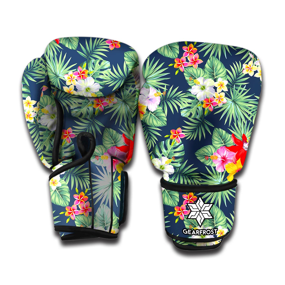 Summer Tropical Hawaii Pattern Print Boxing Gloves