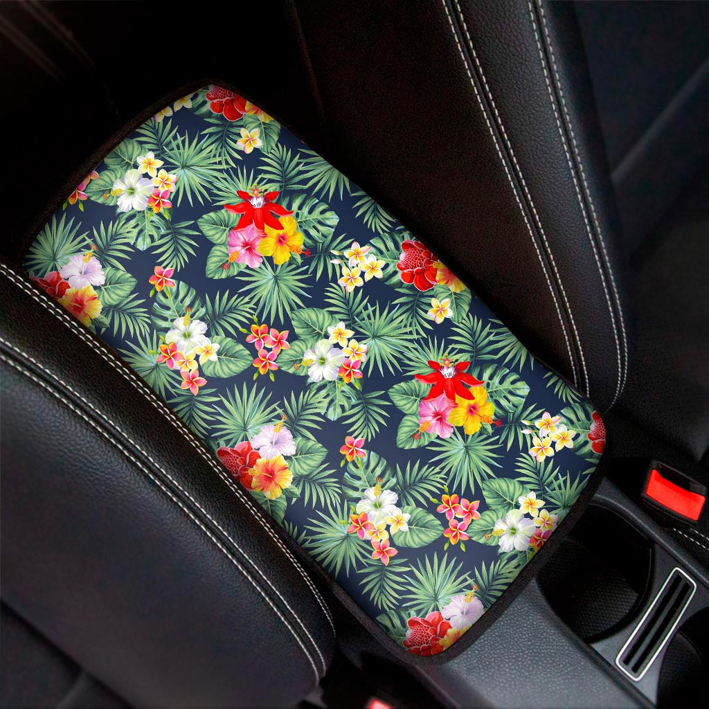 Summer Tropical Hawaii Pattern Print Car Center Console Cover