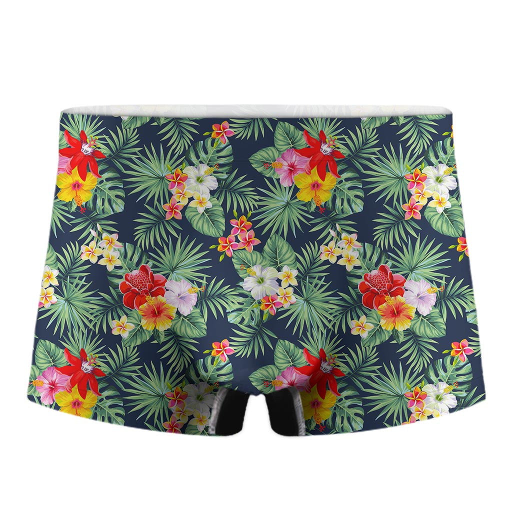 Summer Tropical Hawaii Pattern Print Men's Boxer Briefs