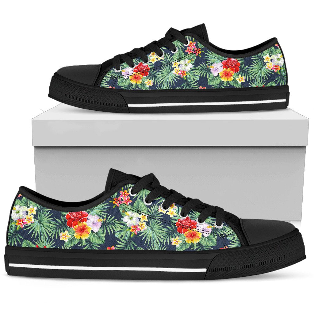 Summer Tropical Hawaii Pattern Print Men's Low Top Shoes