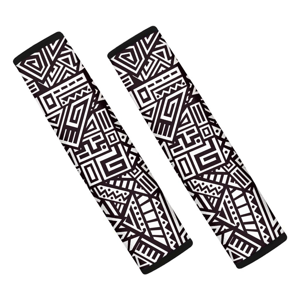 Tribal Aztec Geometric Pattern Print Car Seat Belt Covers