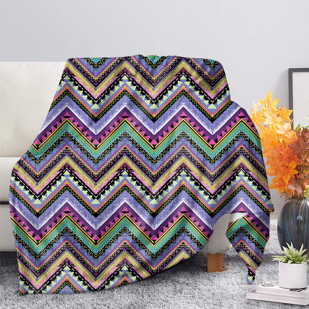 Tribal Aztec Hippie Pattern Print Blanket