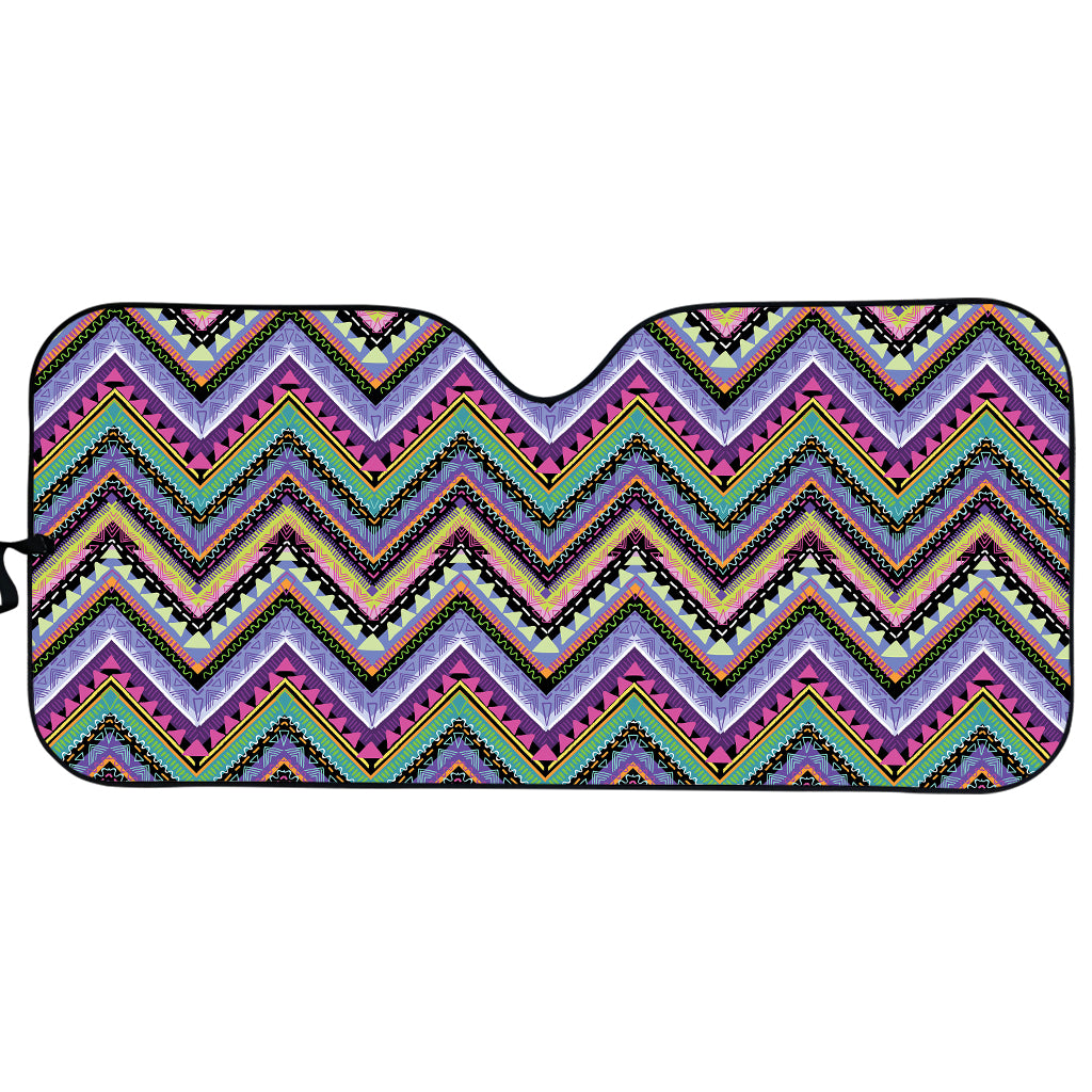 Tribal Aztec Hippie Pattern Print Car Sun Shade