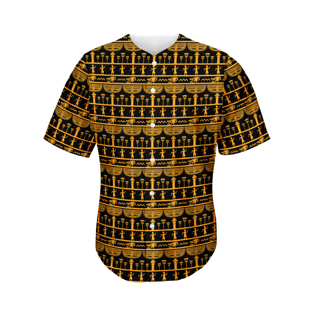 Tribal Egypt Pattern Print Men's Baseball Jersey