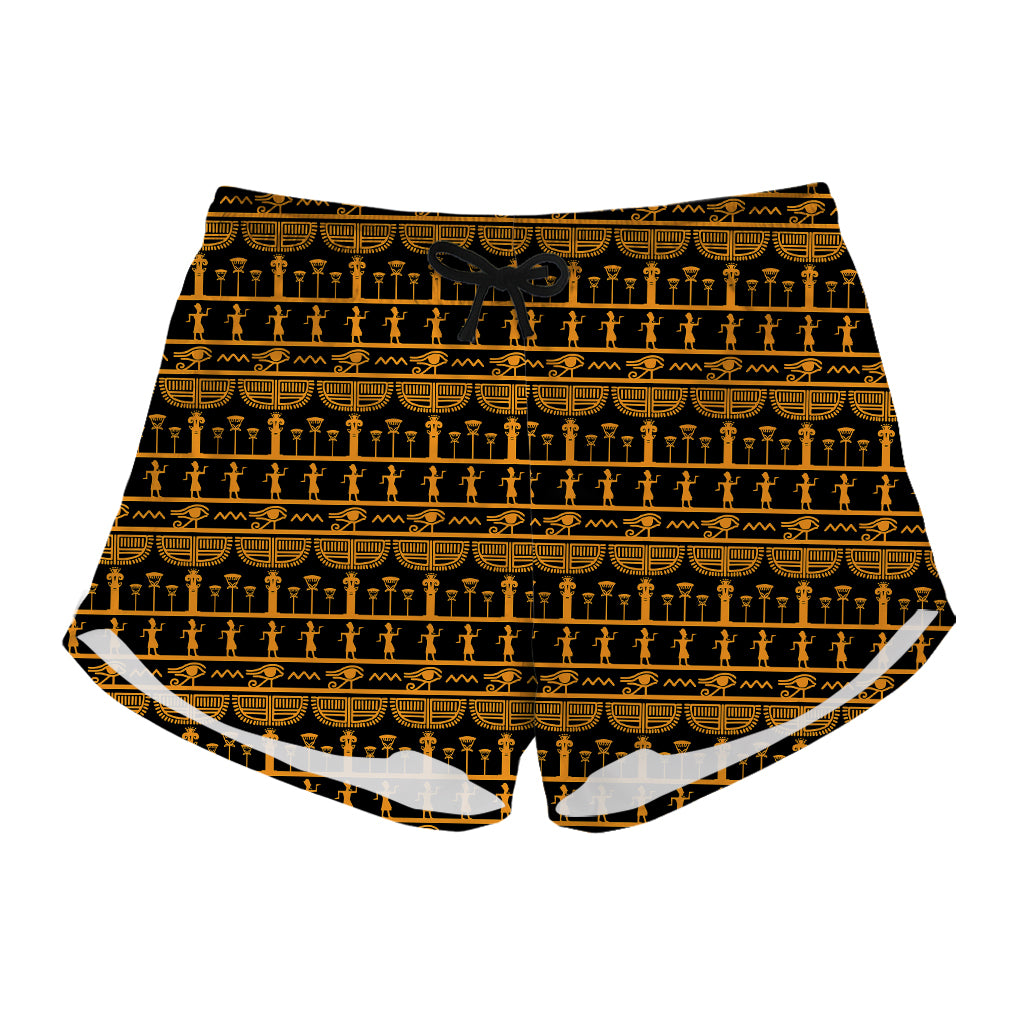 Tribal Egypt Pattern Print Women's Shorts