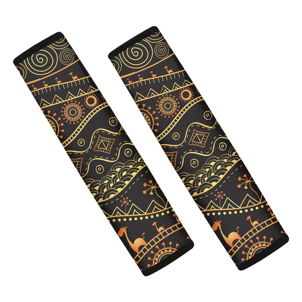 Tribal Ethnic African Pattern Print Car Seat Belt Covers