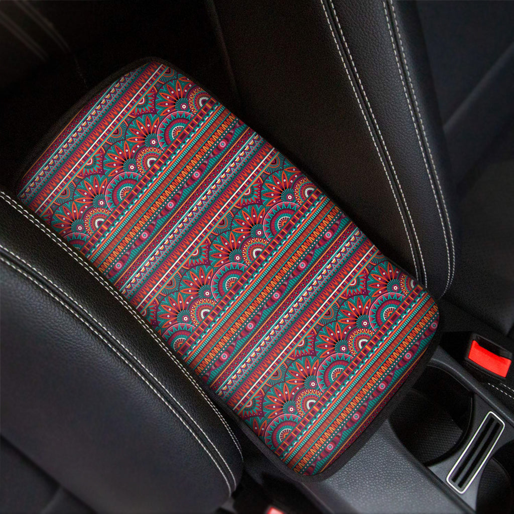 Tribal Ethnic Pattern Print Car Center Console Cover