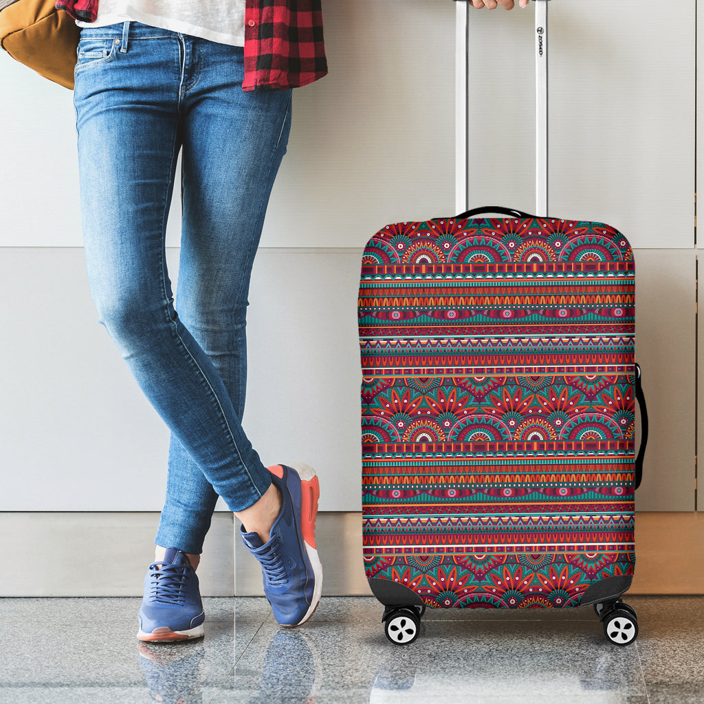 Tribal Ethnic Pattern Print Luggage Cover