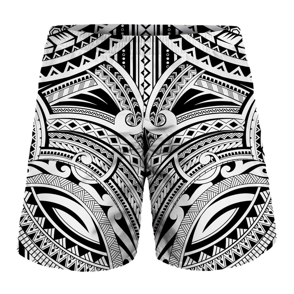 Tribal Maori Polynesian Tattoo Print Men's Shorts