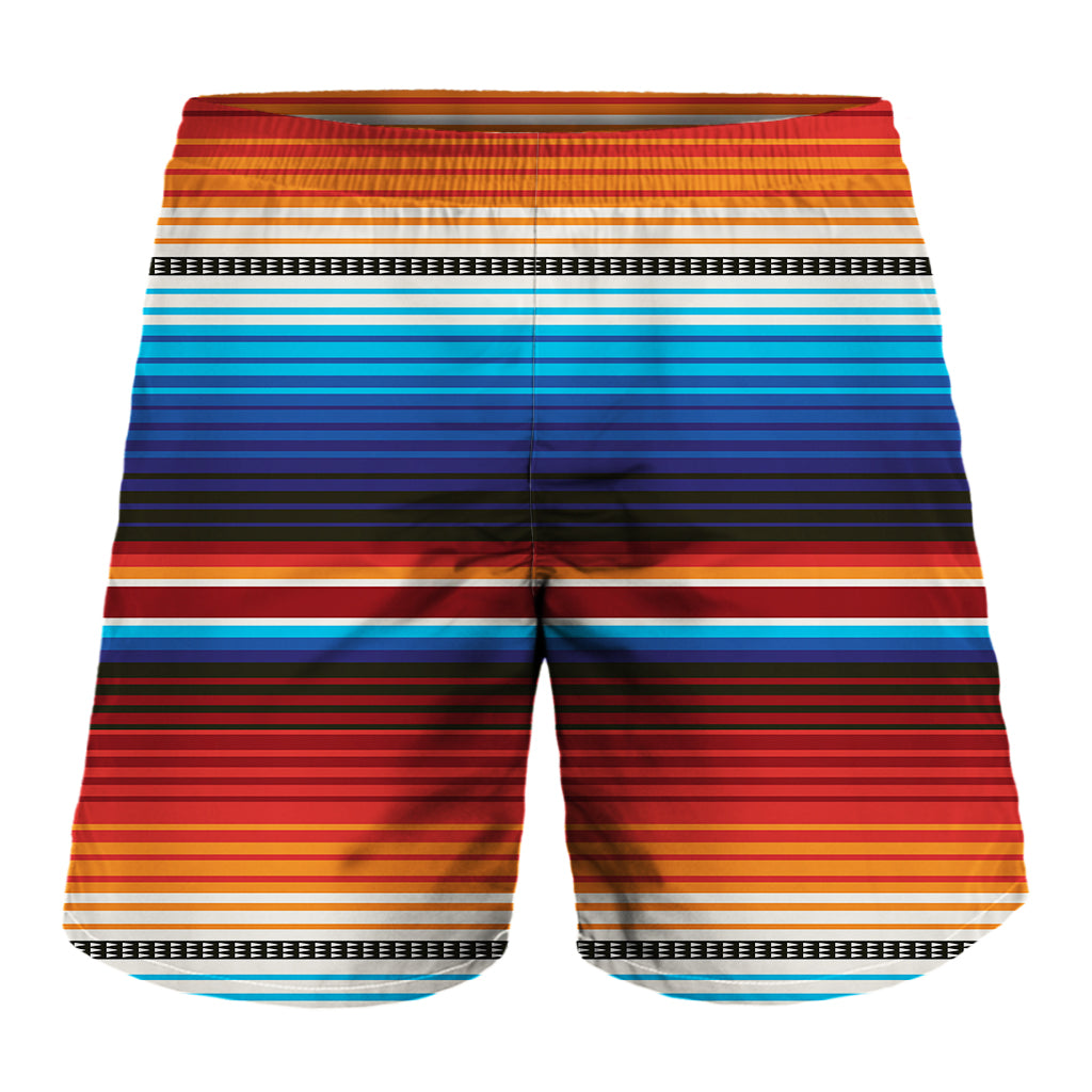 Tribal Mexican Blanket Pattern Print Men's Shorts