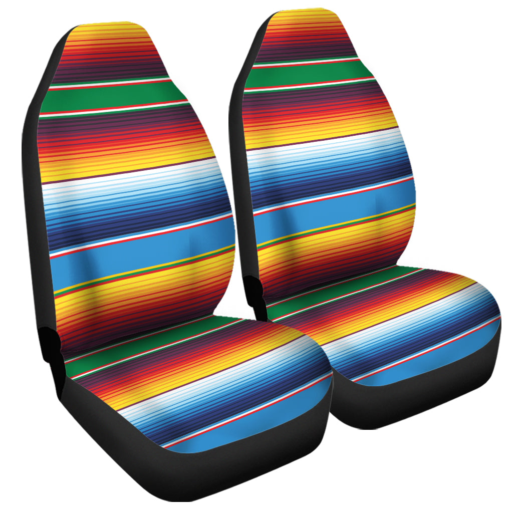 Tribal Mexican Blanket Stripe Print Universal Fit Car Seat Covers