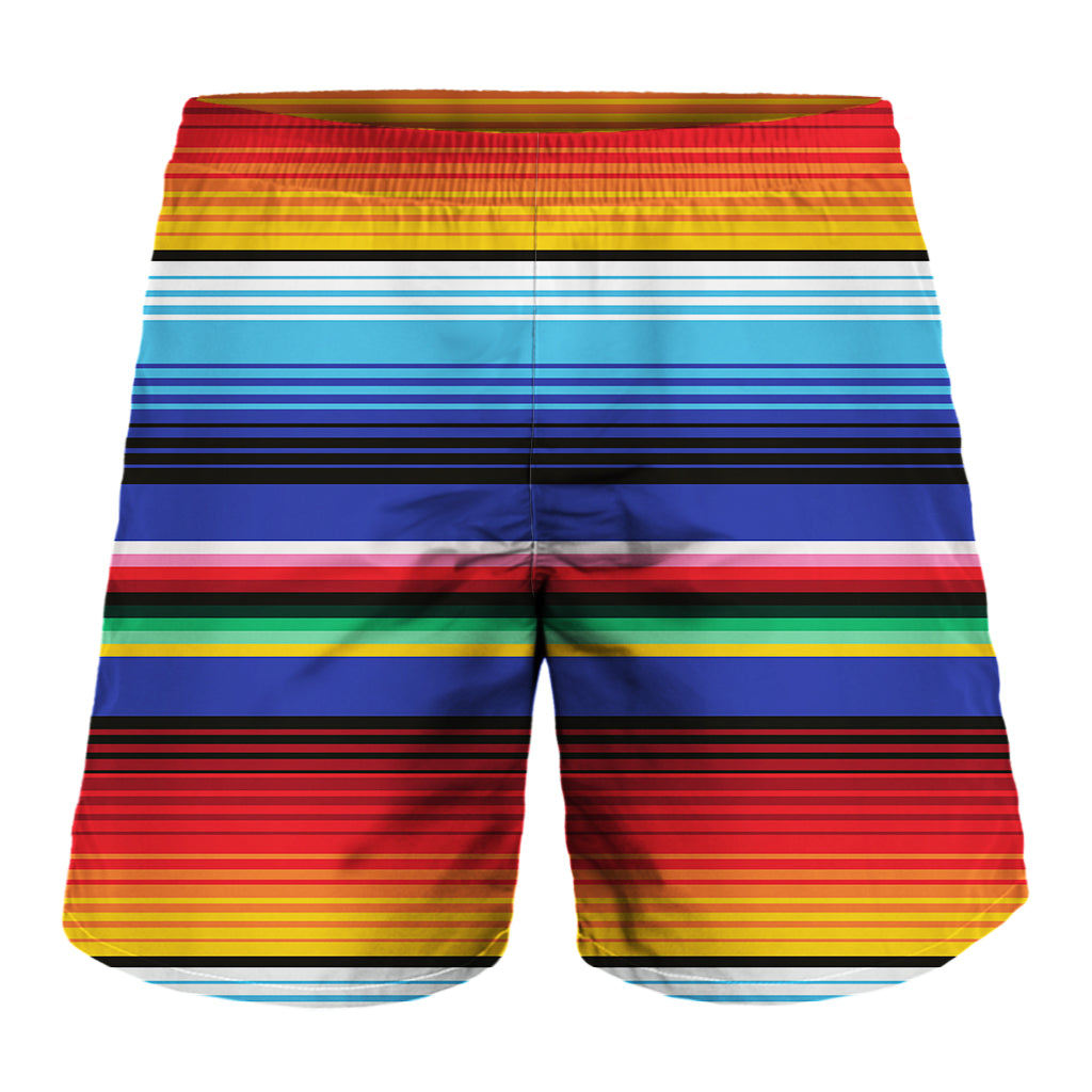 Tribal Mexican Serape Pattern Print Men's Shorts