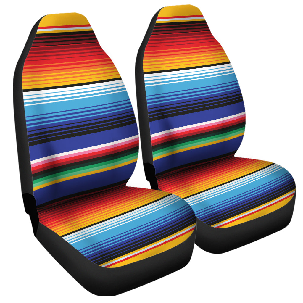 Tribal Mexican Serape Pattern Print Universal Fit Car Seat Covers