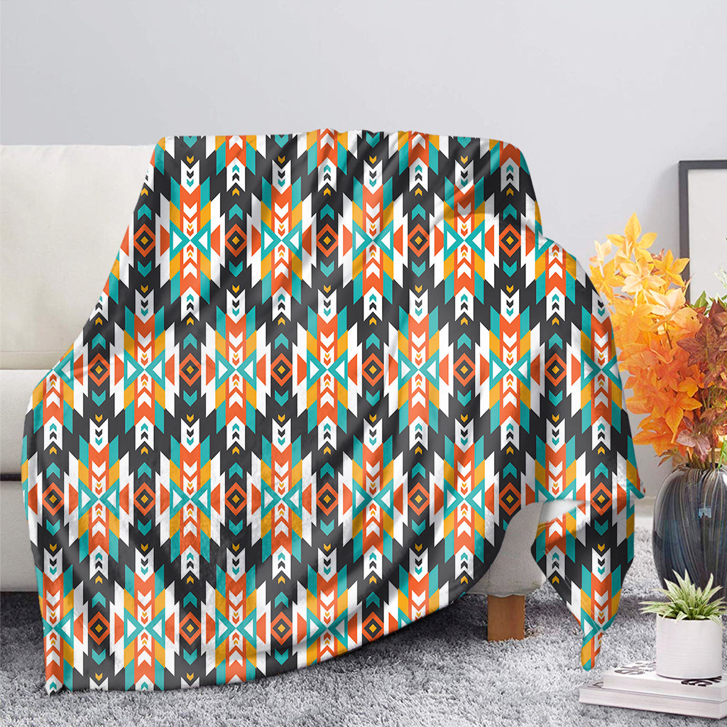 Tribal Native American Pattern Print Blanket