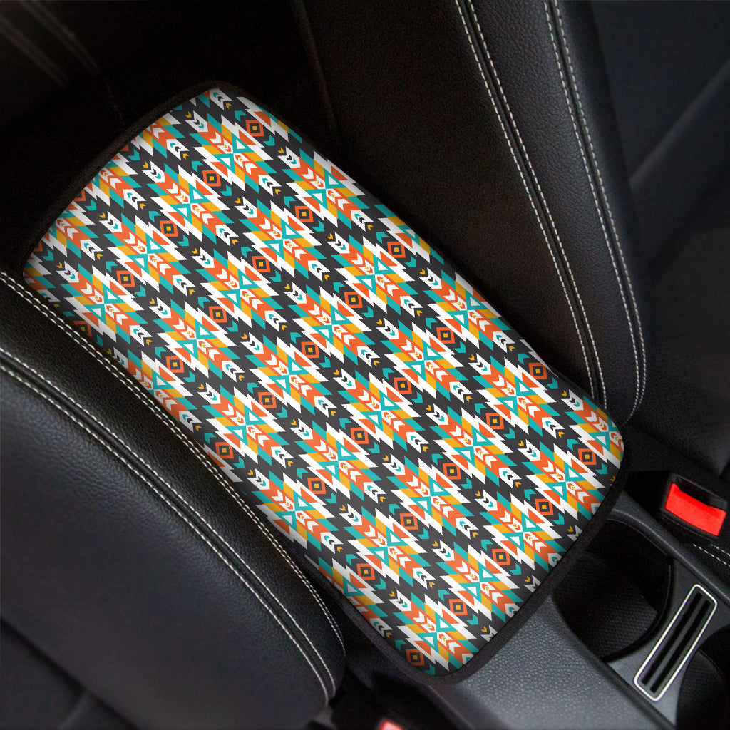 Tribal Native American Pattern Print Car Center Console Cover