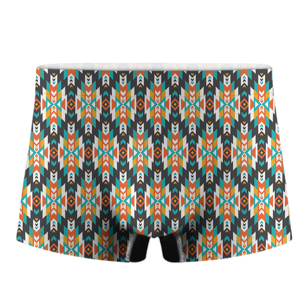 Tribal Native American Pattern Print Men's Boxer Briefs