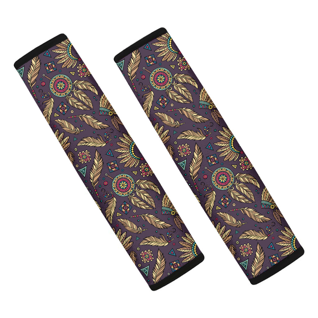 Tribal Native Indian Pattern Print Car Seat Belt Covers