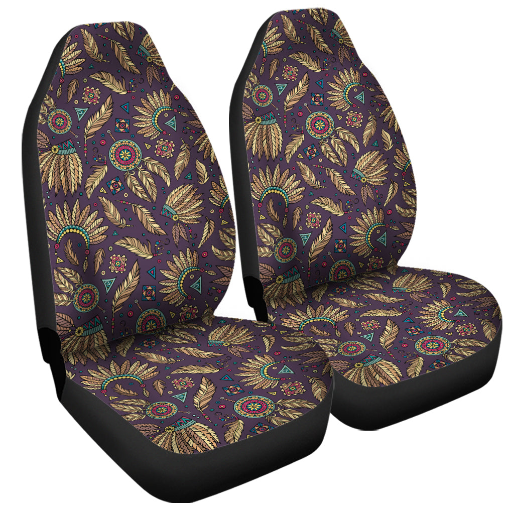 Tribal Native Indian Pattern Print Universal Fit Car Seat Covers