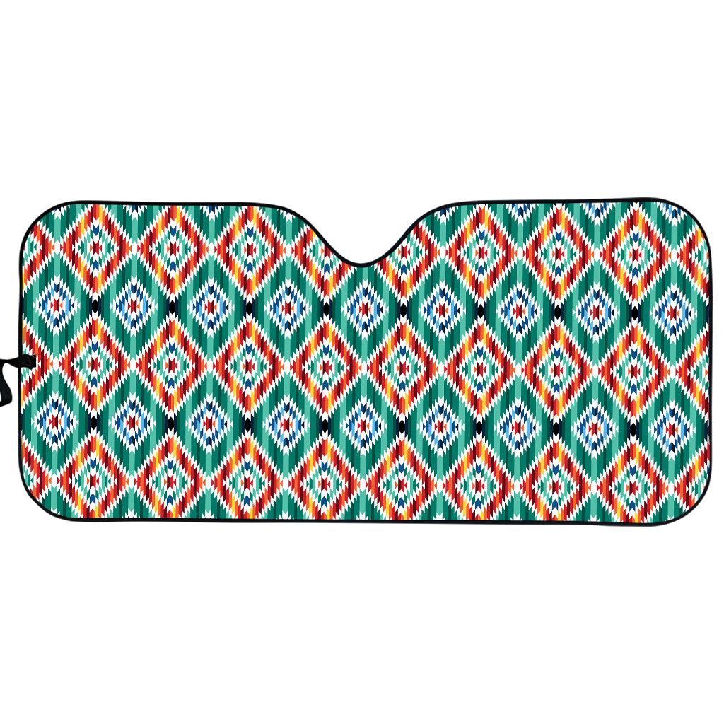 Tribal Navajo Pattern Print Car Sun Shade