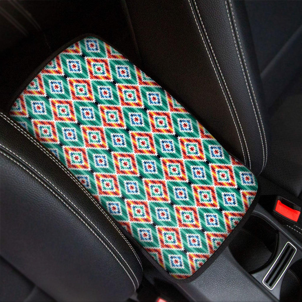 Tribal Navajo Pattern Print Center Console Cover