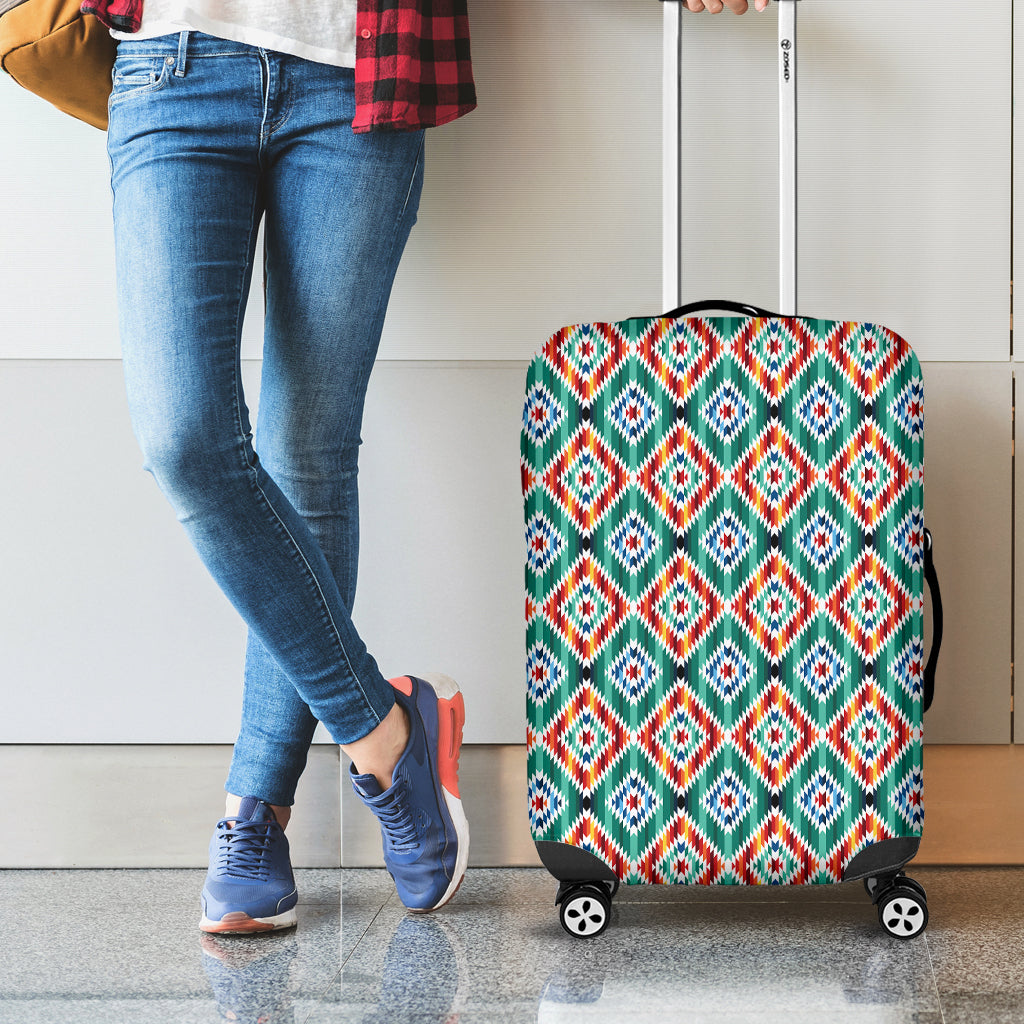 Tribal Navajo Pattern Print Luggage Cover