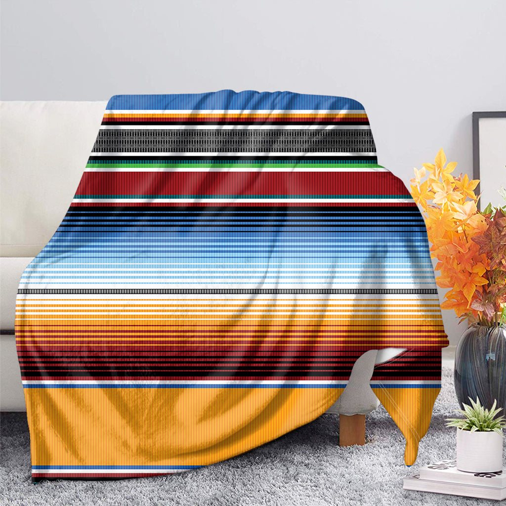 Tribal Serape Blanket Pattern Print Blanket