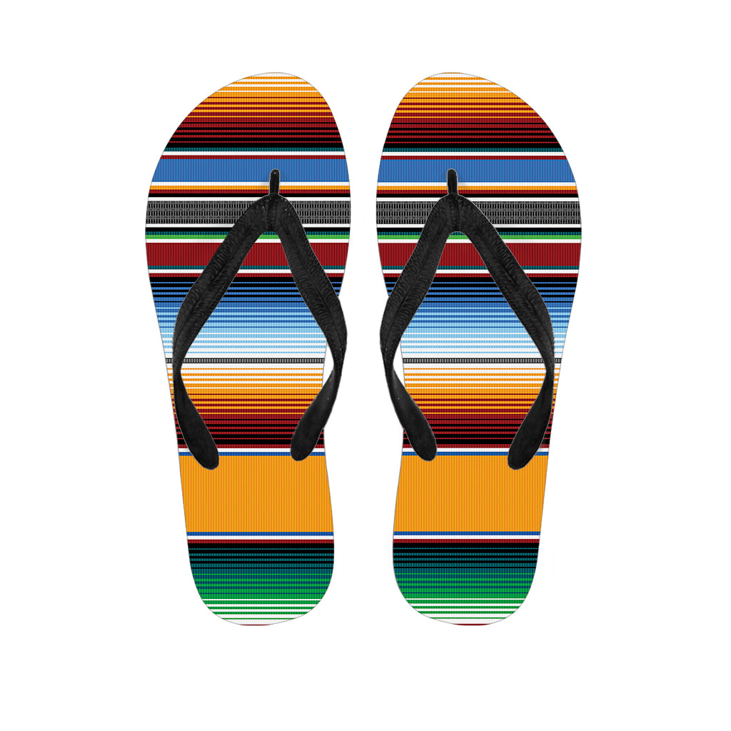 Tribal Serape Blanket Pattern Print Flip Flops