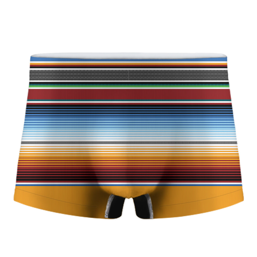 Tribal Serape Blanket Pattern Print Men's Boxer Briefs