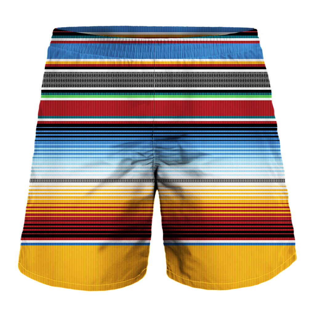 Tribal Serape Blanket Pattern Print Men's Shorts