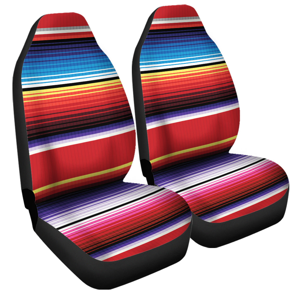 Tribal Serape Blanket Stripe Print Universal Fit Car Seat Covers