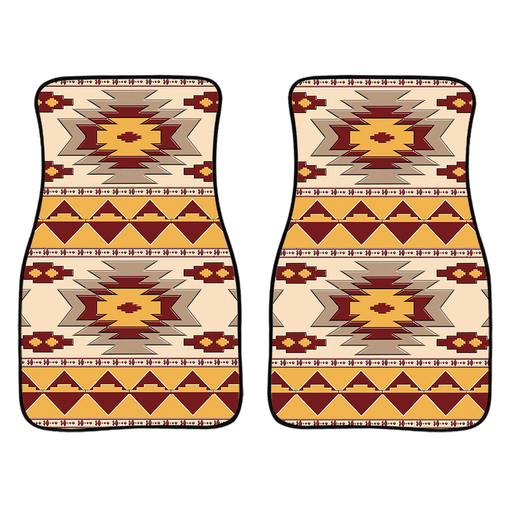 Tribal Southwestern Navajo Pattern Print Front Car Floor Mats